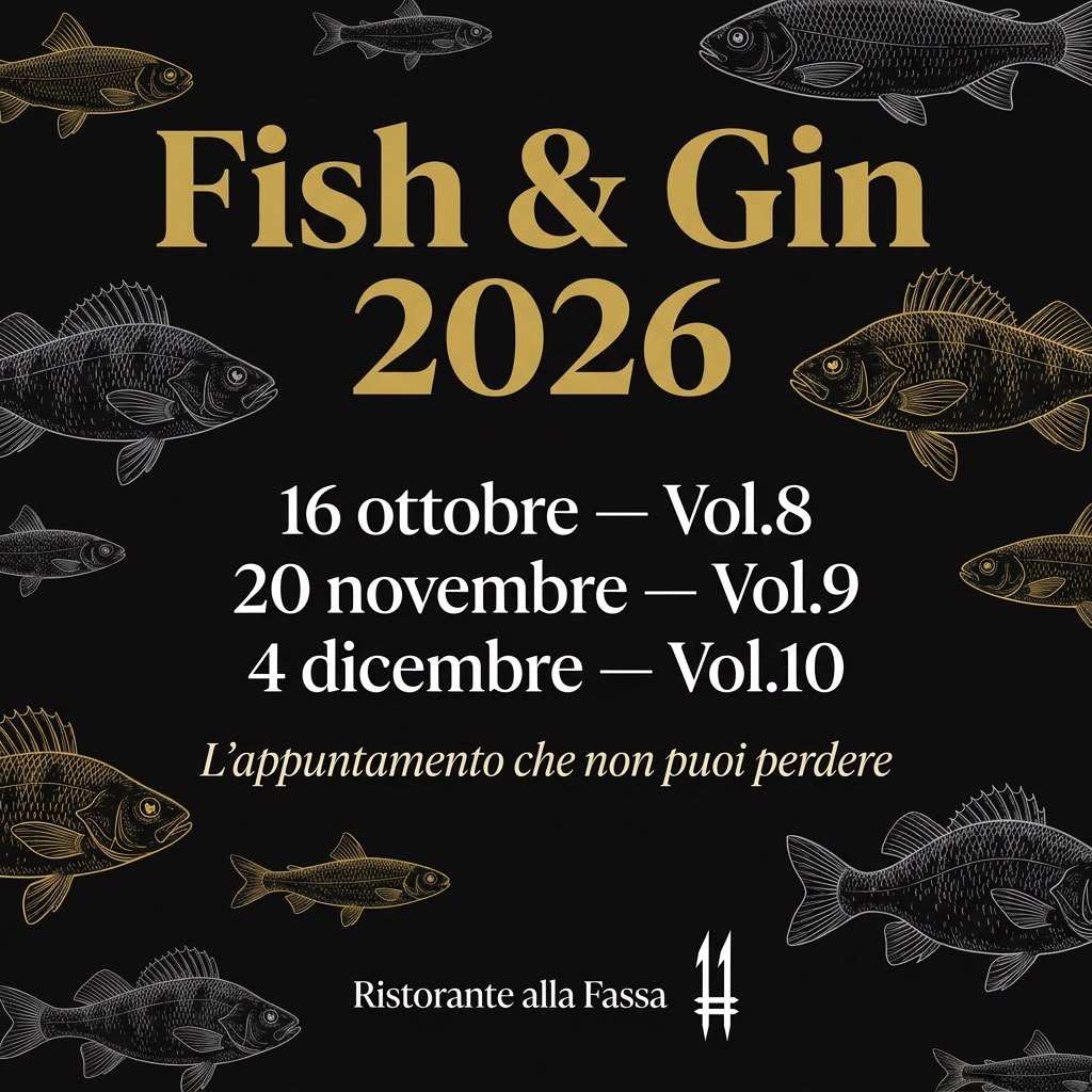 Locandina Fish & Gin Alla Fassa Castelletto di Brenzone